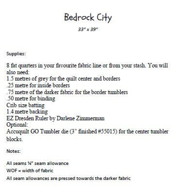 Bedrock City (Digital Pattern)