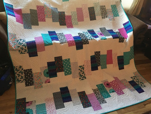 Modern Contraflow (Finished Quilt for Sale)
